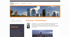 Desktop Screenshot of dqholdings.com